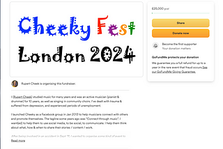 Cheeky Fest; arts for social impact