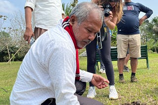 Jadav Payeng planting seeds