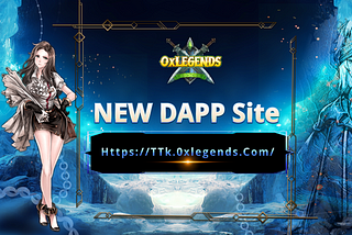 0xLegends NEW DAPP site