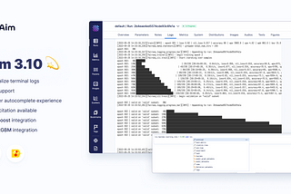 Aim 3.10 — Visualize terminal logs, M1 support & better query autocomplete