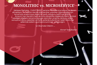 MONOLITHIC vs. MICROSERVICE