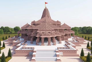 Ayodhya’s Ram Mandir Model Image. Credits: Ram Janmabhoomi Foundation