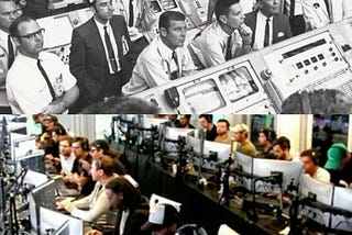 Then vs Now: Cool Comparison of Mission Control 1969 and SpaceX Photos