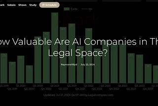 How Valuable Are AI Companies in The Legal Space? — Legalcomplex