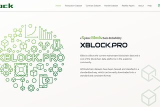 Want academic blockchain datasets? Visit XBlock