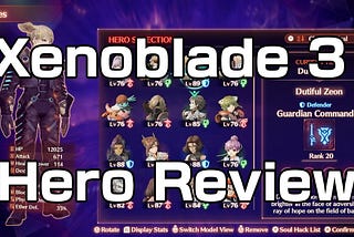 Xenoblade 3: Hero Characters Review & Rating