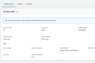 Fixing Cors Issue on Lambda Functions