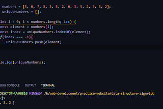 Remove duplicate item from an array
