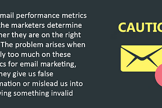 Pitfalls in email marketing metrics