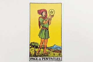Page of Pentacles: Drive and Determination