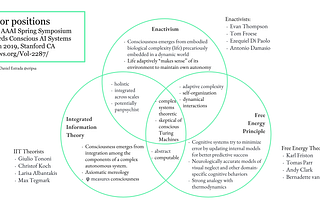 Major positions on Conscious AI Systems