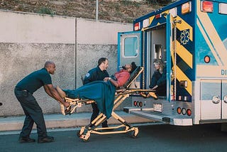 A Man Collapsed in the Street