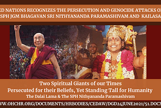 Over 1 billion Hindus live on the planet WITHOUT Right to Religious Freedom.