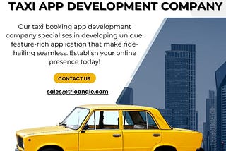 Taxi App Development Company