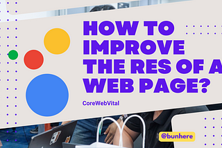 How to improve the RES of a web page?
