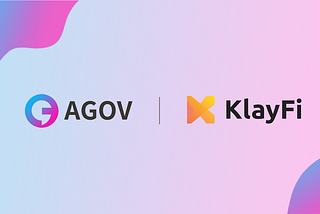 AGOV & KlayFi Lab, Official Partnership