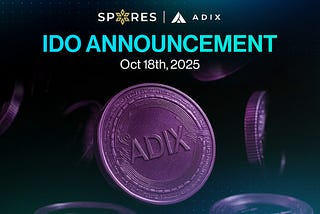 Revolutionize Your Shopping Experience: Adix IDO on Spores Launchpad!