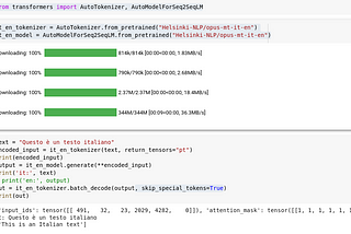 Lenguage translations with python