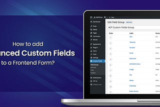 How to add Advanced Custom Fields (ACF) to a frontend form?