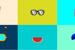 Iconos de verano en CSS