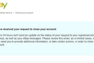 Why I Closed My eBay Account After 24 Years