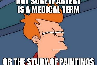 Medical terms meme