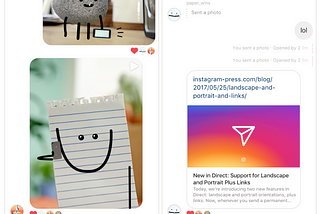 Instagram direct: agora você pode enviar links em mensagens