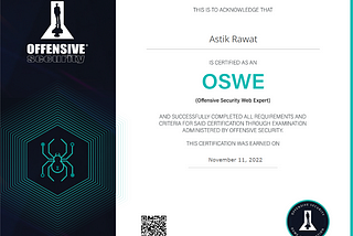 OSWE : My Journey & Review