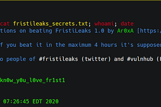 Vulnhub Write-up FristiLeaks