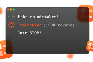 Vibe coding is really over this time, claude terminal window telling you to stop