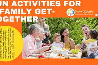 Fun activities for a family get-together