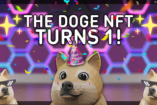 The Doge NFT Turns 1!