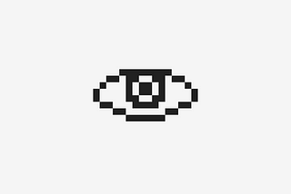 an eye icon in classic macintosh style