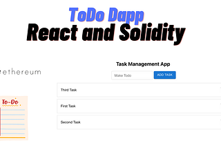 Build ToDo Application in React and Solidity