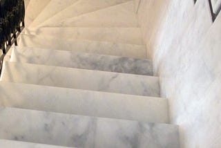 Afyon White Marble Stairs