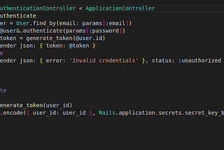 Implementing JWT Authentication in Rails