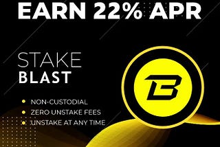 Стейкинг Blast (BLAST) 22% APR. Пассивный доход от Blast (BLAST).