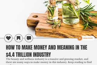 How to Make Money in the Beauty and Wellness Industry