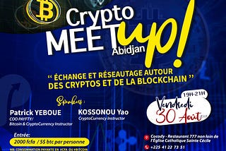 Meetup Crypto organisé en Côte d’Ivoire