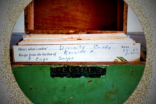 About the Old Green Recipe Box