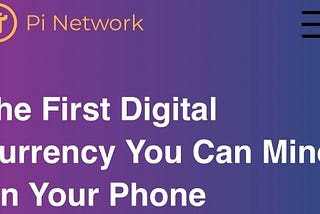 Smartphone mining thanks to Pi Network