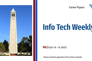 Info Tech Weekly — Vol 3.