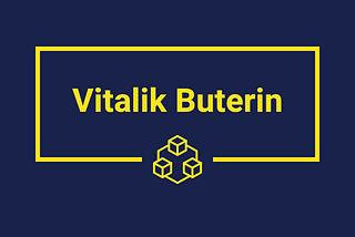 Who is the great Vitalik Buterin?