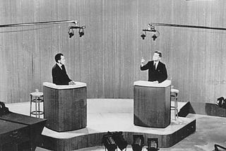 Picture of Nixon-Kennedy debate