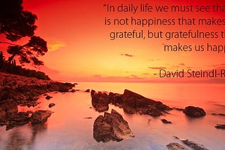 How Gratefulness Can Bring Us Together