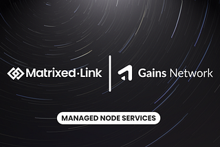 Managed Node Services Spotlight: gTrade