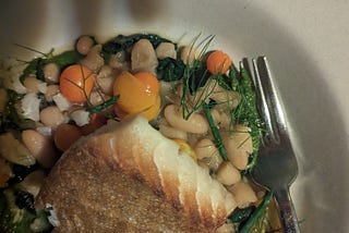 Redbird Cod with vegetables