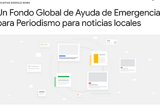 Lo que debes saber del fondo Google de apoyo a medios locales por la crisis del Covid-19