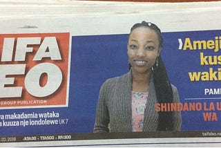 UN Volunteer featured in Kenya’s Swahili Daily