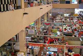 Mat Honan. — Flickr: Singapore wet market. A wet market in Tekka Centre, Singapore.